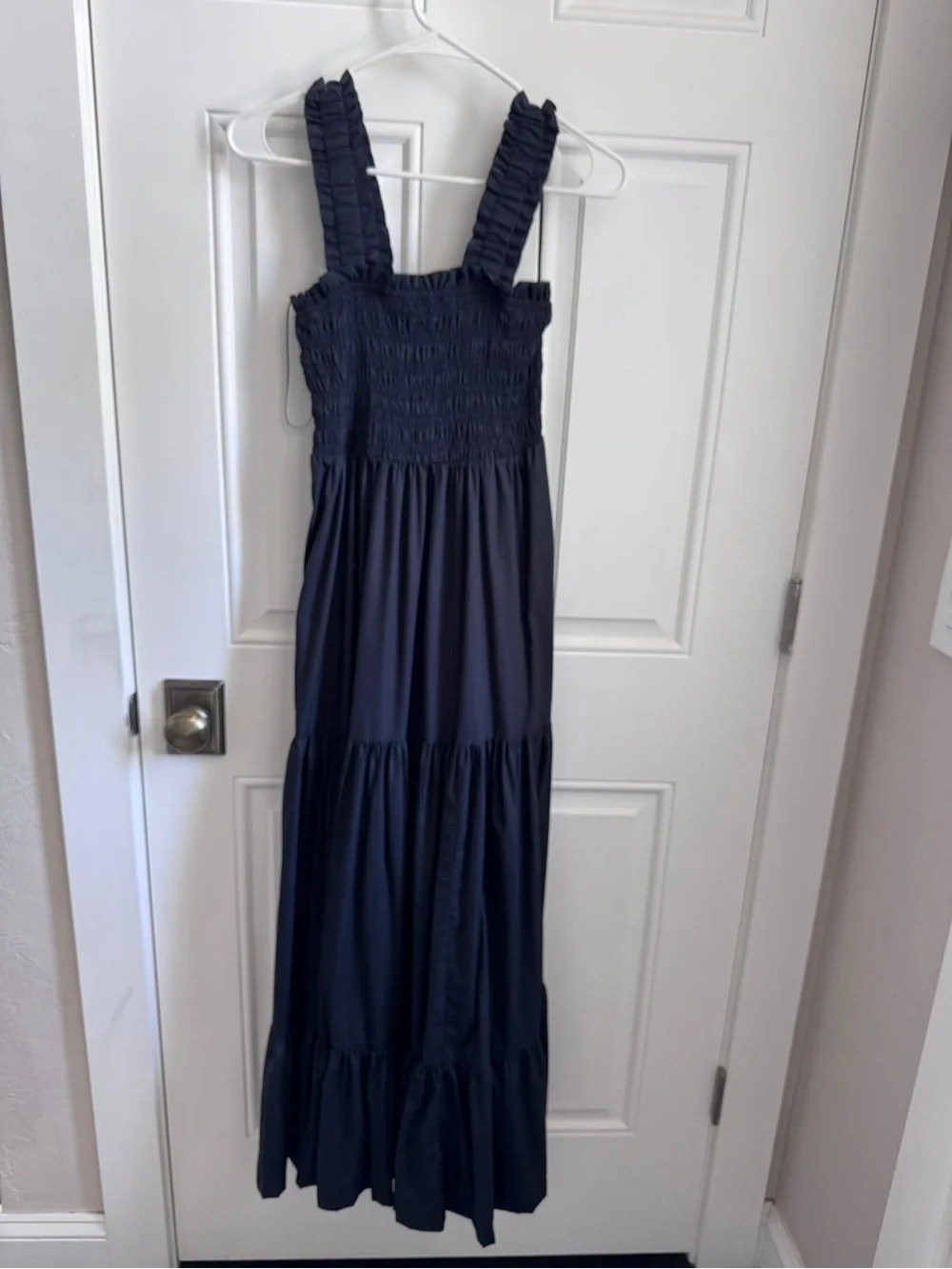 Abercrombie & Fitch smocked tiered maxi dress, size small